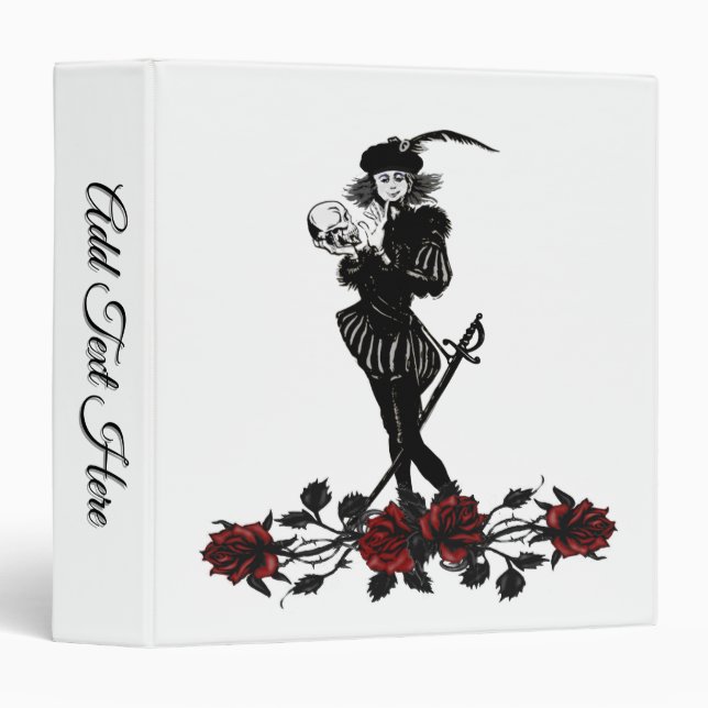 Hamlet   3 ring binder (Front/Spine)