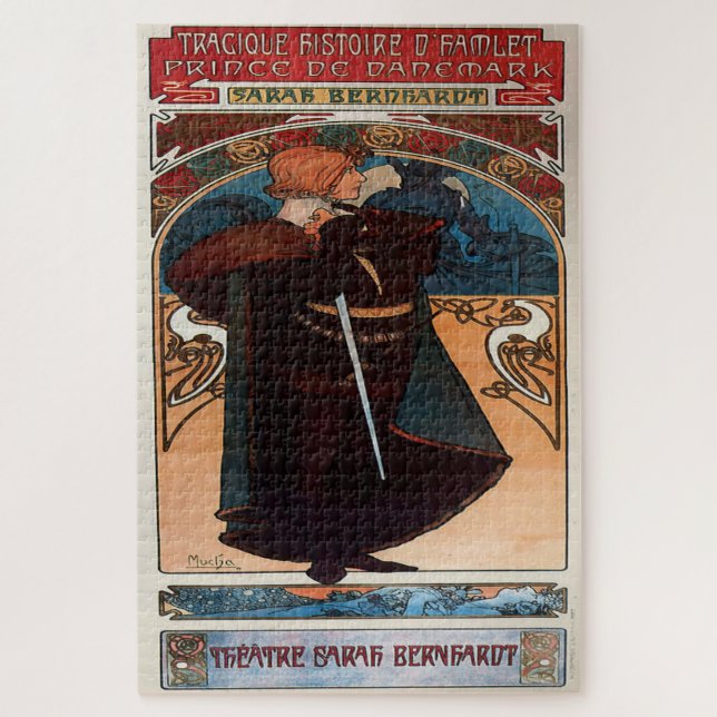 Hamlet: A Dramatic Art Nouveau  Jigsaw Puzzle (Vertical)