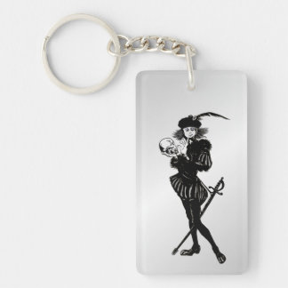 Hamlet Alas Poor Yorick! Keychain