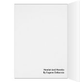 Hamlet And Horatio By Eugene Delacroix Cards (Inside (Left))