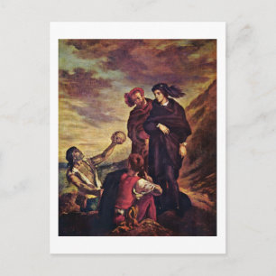 Hamlet And Horatio In The Graveyard Postcard