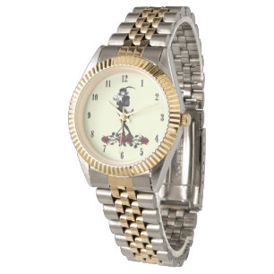 Hamlet Black Numbers Pink Face  Watch