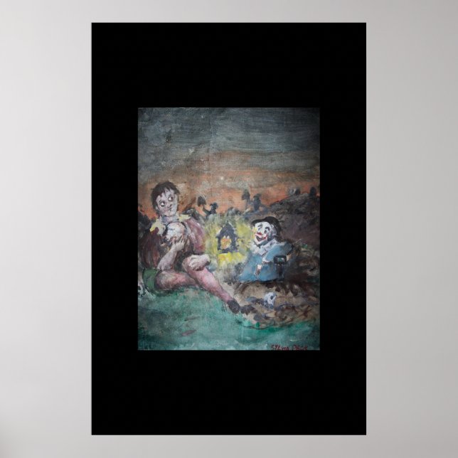 Hamlet in the Graveyard Poster (Front)