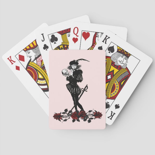 Hamlet Pink Playing Cards (Back)