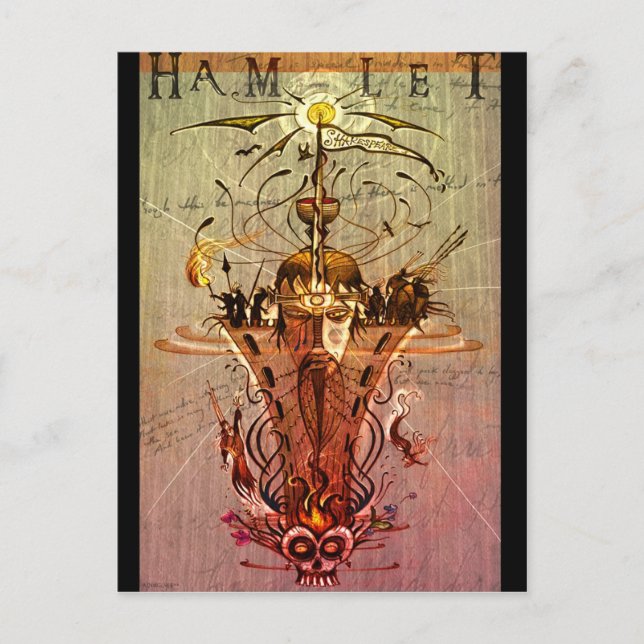 'Hamlet' postcard (Front)