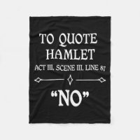 Hamlet Quote Sarcastic Funny Gift Actors Theatre 