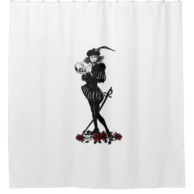 Hamlet   shower curtain (Front)