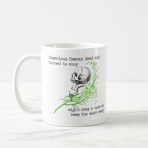 Hamlet Skull Mug