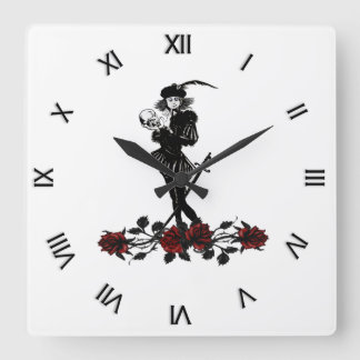 Hamlet   square wall clock