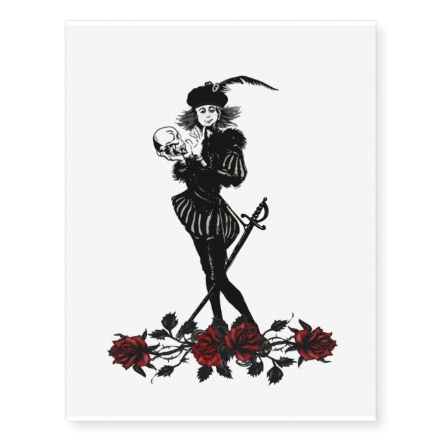 Hamlet   temporary tattoos (Front)