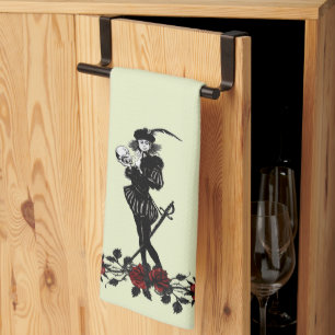 Hamlet The Bard Lime Green Kitchen Towel