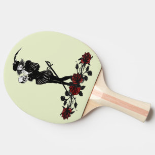 Hamlet The Bard Lime Green Ping Pong Paddle