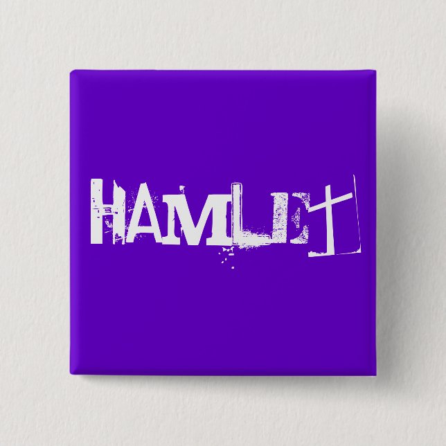 Hamlet - The Shakespeare Series Button (Front)