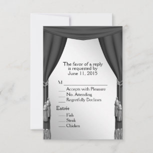 Hamlet Theater Theme RSVP Card