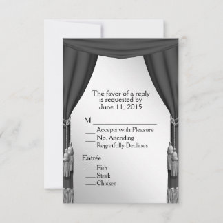 Hamlet Theater Theme RSVP Card