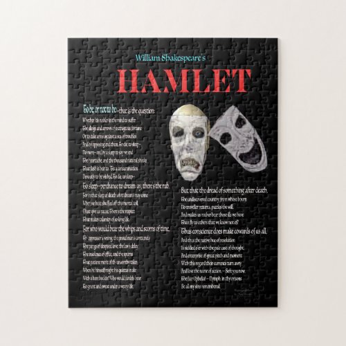 Hamlet To be or not to be Jigsaw Puzzle