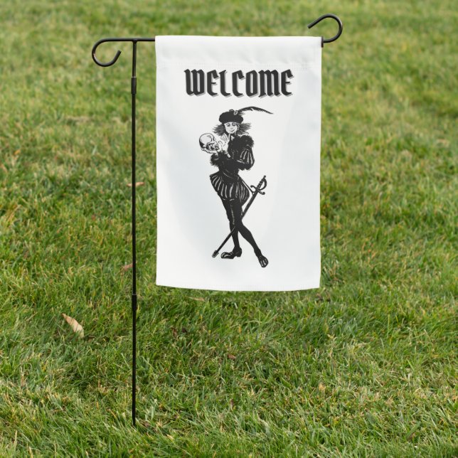 Hamlet Welcome Garden Flag (In SItu)