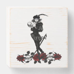 Hamlet wooden box sign