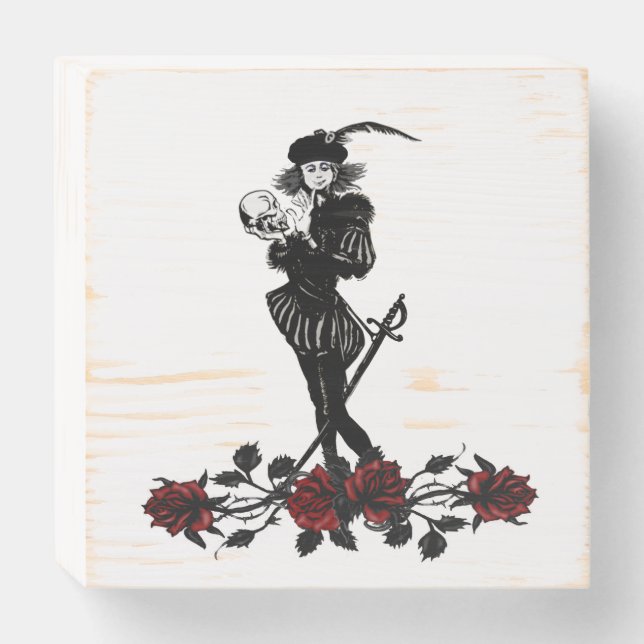Hamlet   wooden box sign (Front Horizontal)
