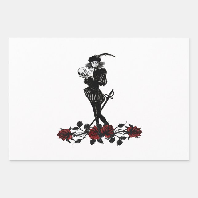 Hamlet   wrapping paper sheets (Front)