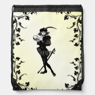 Hamlet Yellow Drawstring Bag