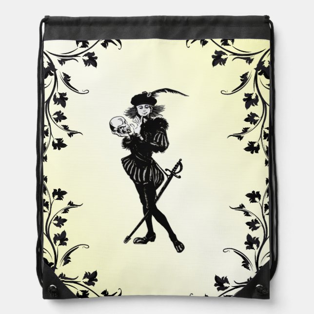 Hamlet Yellow Drawstring Bag (Front)