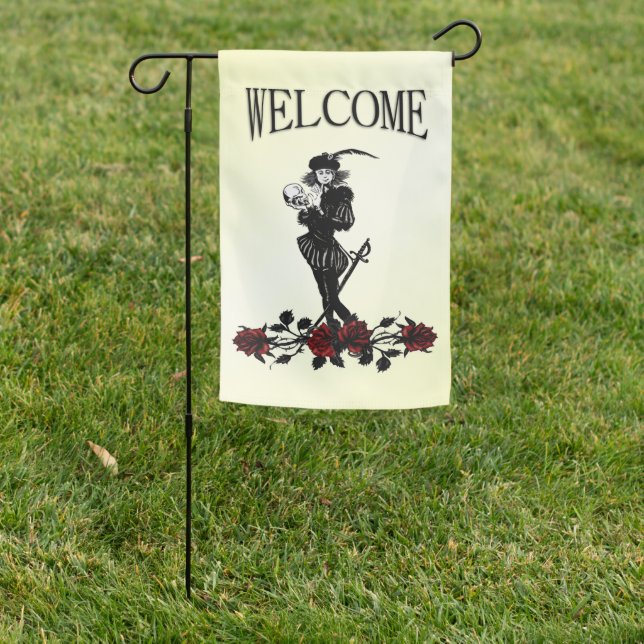 Hamlet Yellow Garden Flag (In SItu)