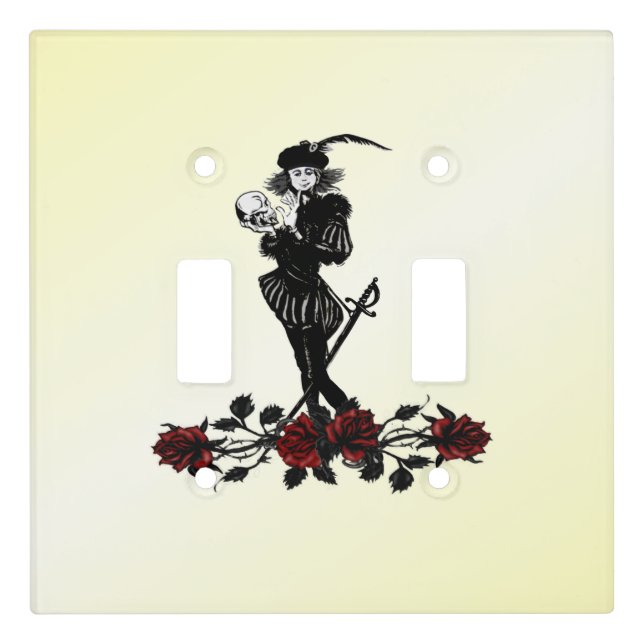 Hamlet Yellow Light Switch Cover (Front)