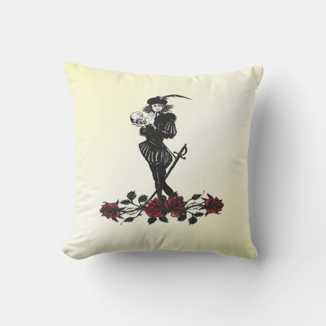 Hamlet Yellow Outdoor Pillow (Front)