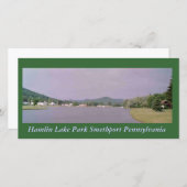 Hamlin Lake Park Smethport Postcard (Front/Back)
