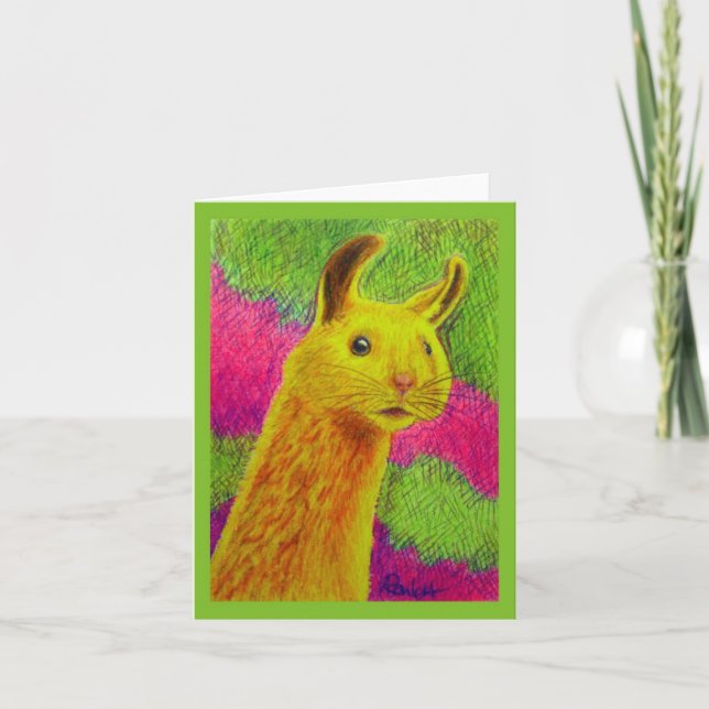 HamLlama Note Card (Front)