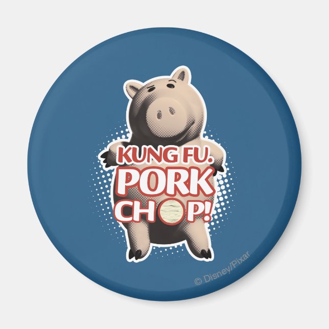 Hamm: Kung Fu. Pork Chop Magnet (Front)
