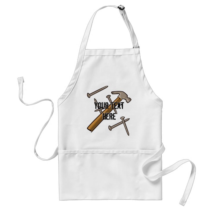 Hammer and Nails Apron Zazzle