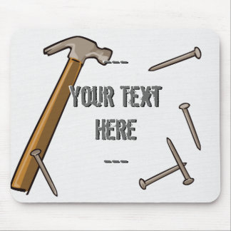 Hammer and Nails Mousepad