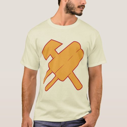 hammer and popsickle popsicle cccp ussr T_Shirt
