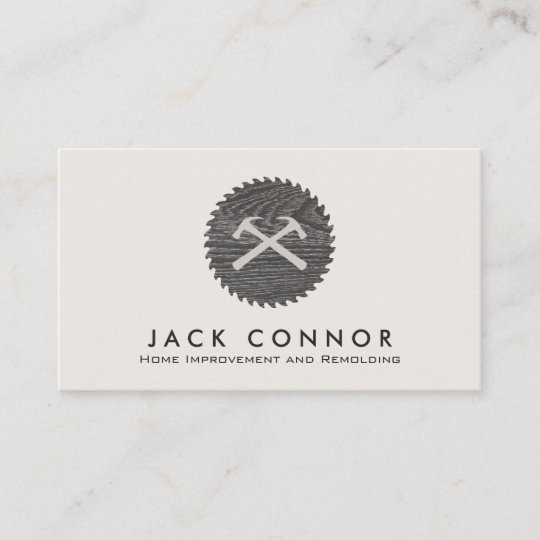 Hammer And Saw Carpenter Home Improvement Business Card Zazzle Hammer And Saw Carpenter Home Improvement Business Card