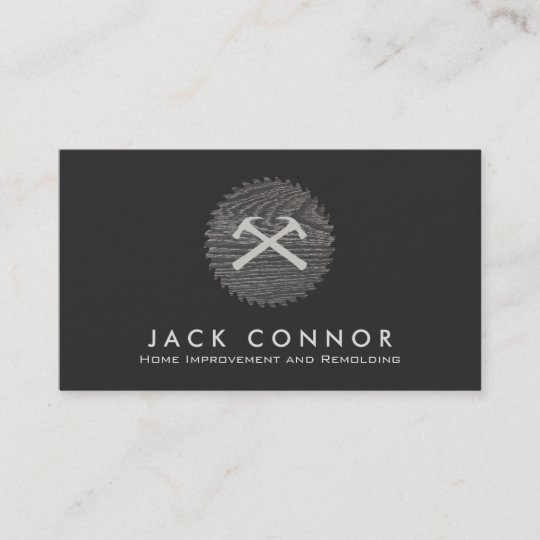 Hammer And Saw Carpentry Home Improvement 2 Business Card Zazzle Hammer And Saw Carpentry Home Improvement 2 Business Card