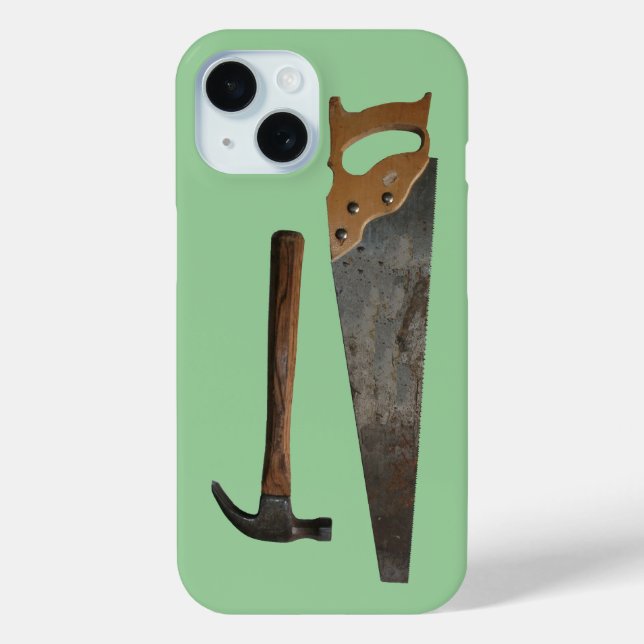 Hammer and Saw Case-Mate iPhone Case (Back)