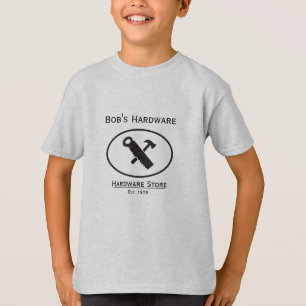 Hammer and Saw Design T-Shirt