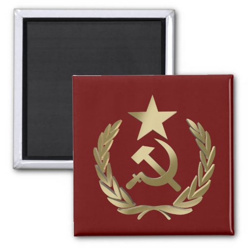 Hammer and sickle magnet