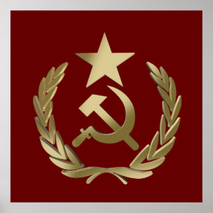 Hammer and sickle poster