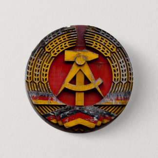 Hammer and Sickle Symbol of Communist Pinback Button