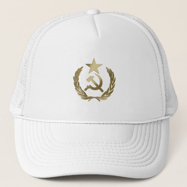 Hammer and sickle trucker hat (Front)