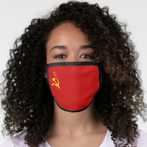 Hammer and Sickle USSR Face Mask