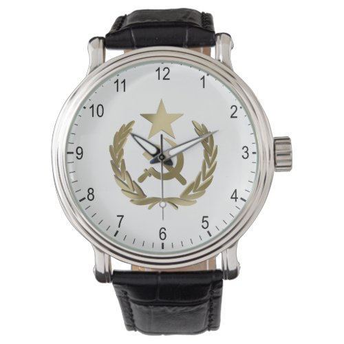 Hammer and sickle watch