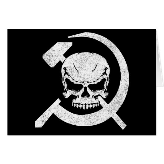 Hammer and Sickle with Skull Cards (Front Horizontal)