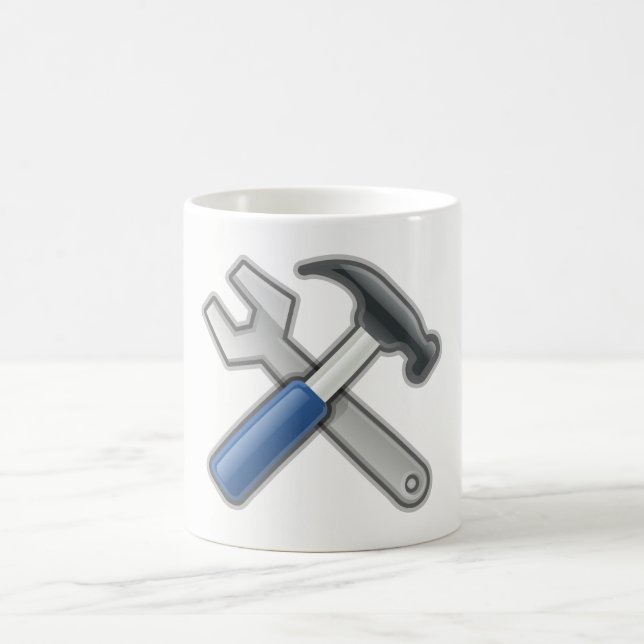 Hammer and Wrench Coffee Mug (Center)