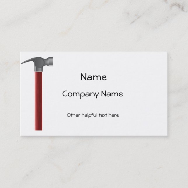 Hammer Business Card (Front)