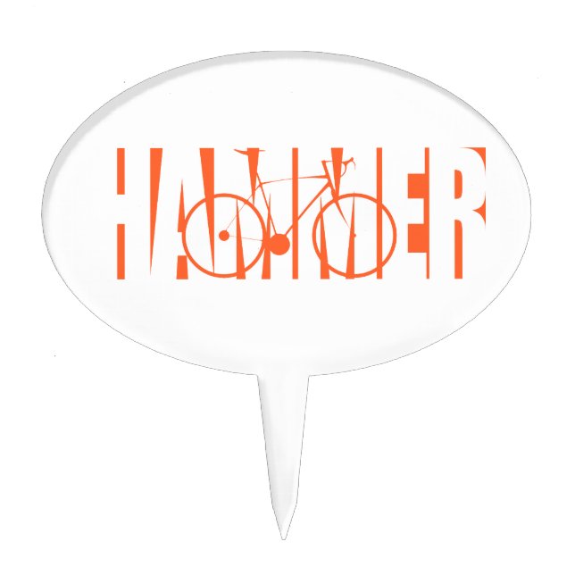 Hammer Cake Topper (Front)
