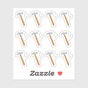 Hammer Construction Maintenance Home Improvement Sticker